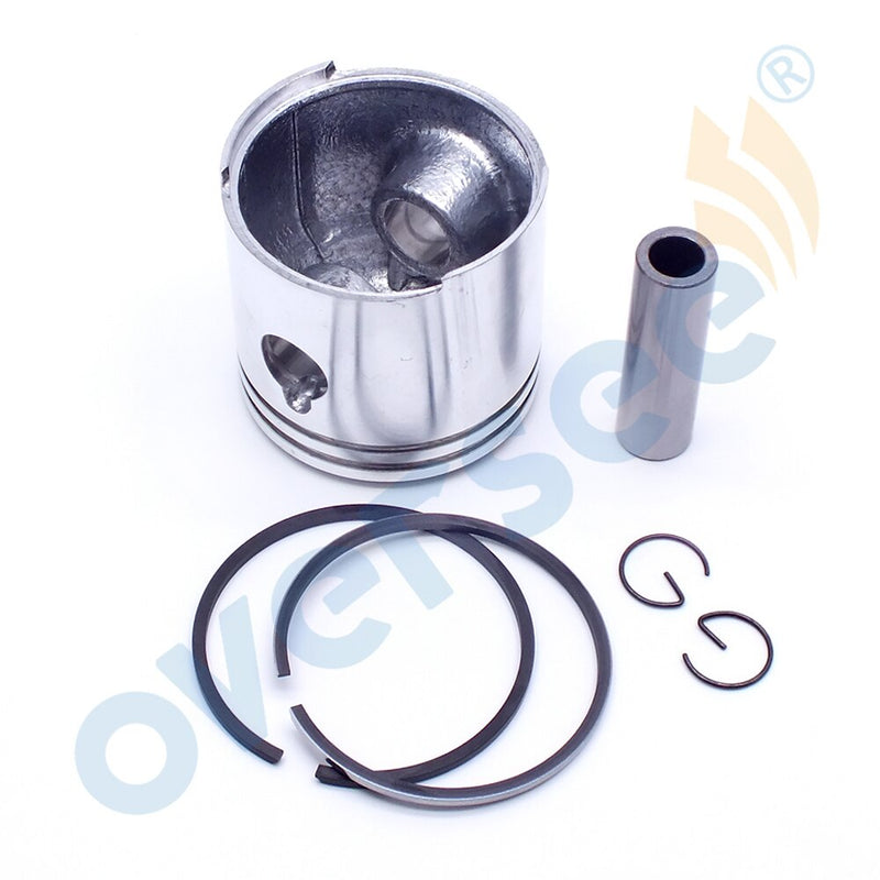 369-00001 and 351-00011 Piston & Piston Ring For Tohatsu Mercury Mariner 4HP-5HP Outboard Engine 2 Stroke Marine Parts