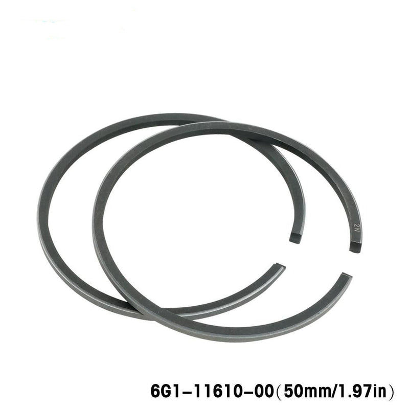6G1-11610 Piston Ring Set STD For Yamaha Outboard Motor 2T 6HP 8HP 4HP Diameter 50mm 6G1-11610-00 647-11610 | oversee marine