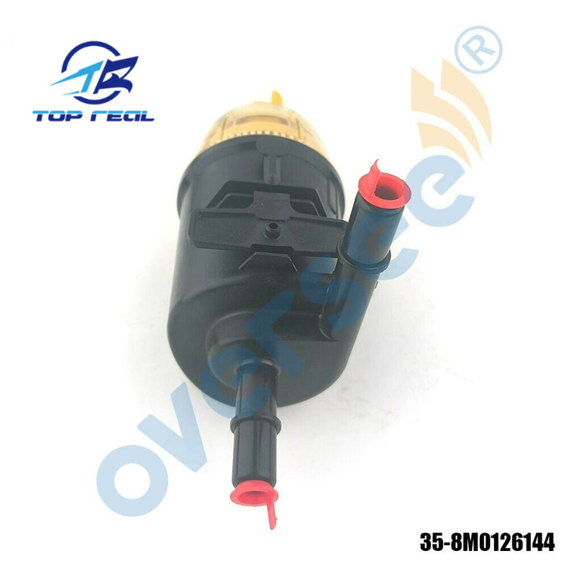 Topreal 35-8M0126144 Fuel Filter Separator For Mercury Outboard 175-300 V6 V8 450HP V8