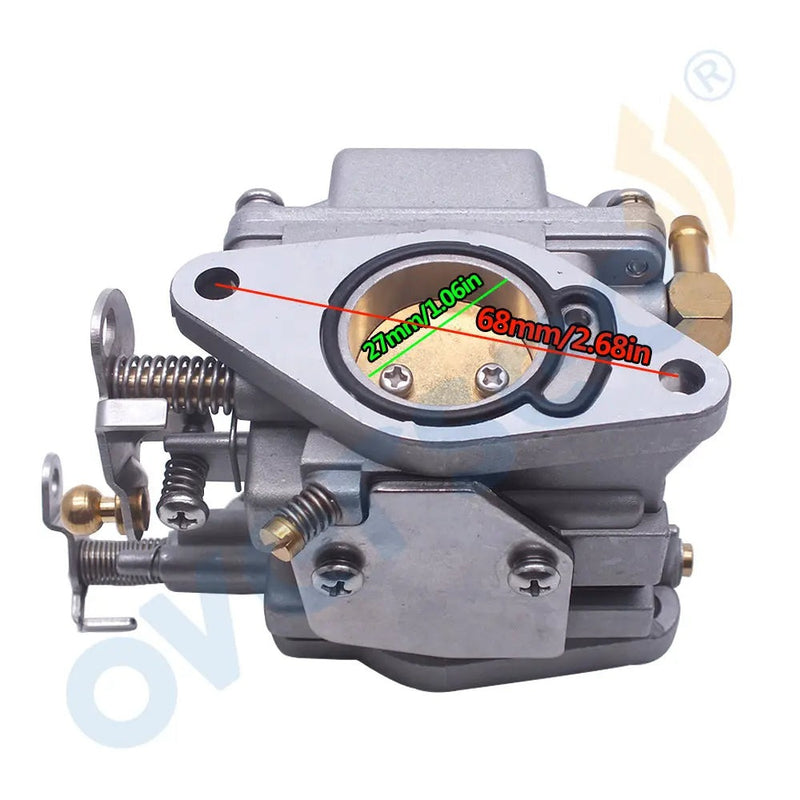 Oversee Marine 6L2-14301 Carburetor Replacement For Yamaha 2T 2 Cylinder 20HP 25hp 25MLHU 6L2-14302-00 6L2-14301-00 Outboard Engine Oversee Marine Store