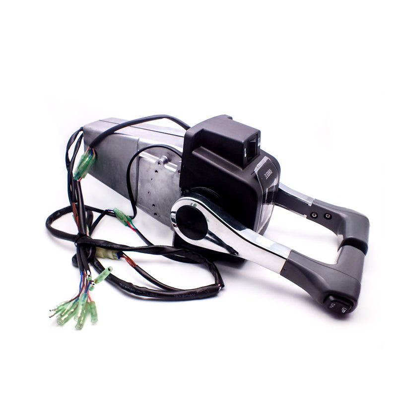 Caja de Control remoto 67200-92E15, conjunto de mango doble para Motor fueraborda Suzuki DF90 DF100 DF115 DF140 de 4 tiempos 