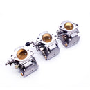 Supervisar Marina 821854T4; 821854T5; Carburador 821854T6, paquete de 3 repuestos para motor fueraborda Mercury 40HP 45HP 55HP 60HP de 2 tiempos