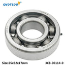 9603-3-6305 Ball Bearing For Tohatsu Outboard Motor 2 Stroke  9.9HP 15HP 18HP Crankshaft Size 25x62x17; 3C8-00114-0，3C8-00114