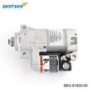 6BG-81800 Starter Motor For Yamaha Outboard Motor 4 Stroke F25 T25 F40 6BG-81800-00