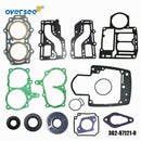 3G2-87121 Lower Unit Gasket Set For TOHATSU MERCURY Nissan 2T 9.9HP 15HP Outboard Engine 351-01005