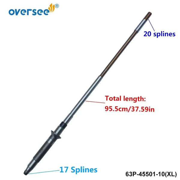 63P-45501 Driver Shaft XL For Yamaha Outboard Motor 4T F150HP 25" Gear Case 63P-45501-10 Lower Unit Using