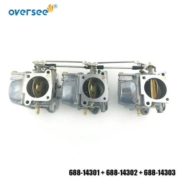Supervisar Marine Up 688-14301; Medio 688-14302; Abajo 688-14303; Reemplazo de carburador T85-05160200 para motor fueraborda Yamaha Parsun Makara 85HP 90HP de 2 tiempos