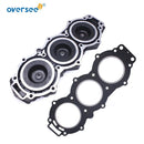 688-11111-02-1S Head Cylinder + 688-11181-02-00 Gasket For Yamaha Outboard Motor 2T 85HP Parsun T85 T85-05000002