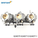 82485T9 T10 T11 CARBURETOR Set For MERCURY Outboard 90HP TOP/CENTER/BOTTOM
