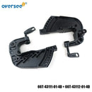 66T-43111-01-4D + 66T-43112-01-4D BRACKET KIT CLAMP Manual For YAMAHA Outboard Engine