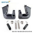 63V-43111 & 63V-43112 BRACKET CLAMP SET For 2T 9.9HP 15HP Yamaha Outboard Motor