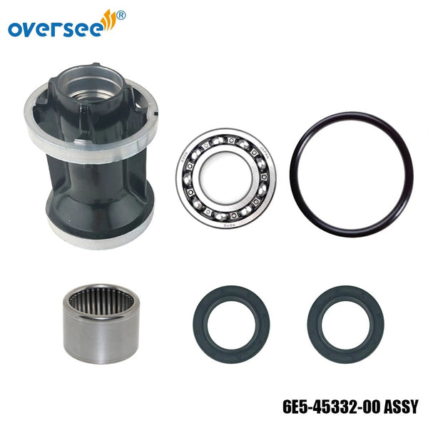 6E5-45332-00 Conjunto de rodamiento de carcasa con sello y junta tórica para fueraborda Yamaha 115 130HP 2T