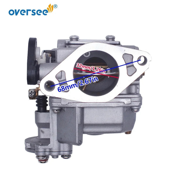 66M-14301 Boat Engine Carburetor For Yamaha 4 Stroke 15hp F15 Parsun Hidea HDF20H F20 66M-14301-12 66M-14301-30 18-34600