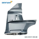 Topreal 6AU-45311 carcasa de unidad inferior para Motor fueraborda Yamaha 4T F9.9 Hidea Powertec HDX 68T-45311-00-4D;6AU-45311-00-4D-2