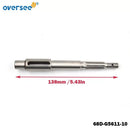 68D-G5611-10 Propeller Shaft Replace For Yamaha Powertec 4HP 5HP Outboard Motor 68D-G5611