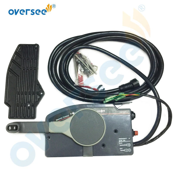Oversee Marine 703-48205 Caja de control remoto de 10 pines de repuesto para motor fueraborda de 2 tiempos Yamaha 703-48205-17 Push to Open 703-48205-15 225HP 250HP