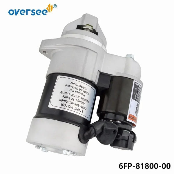 6FP-81800 Starter Motor Assy for Yamaha Outboard F75 F90 HP Engine 6FP-81800-00 High Quality Starting Motor