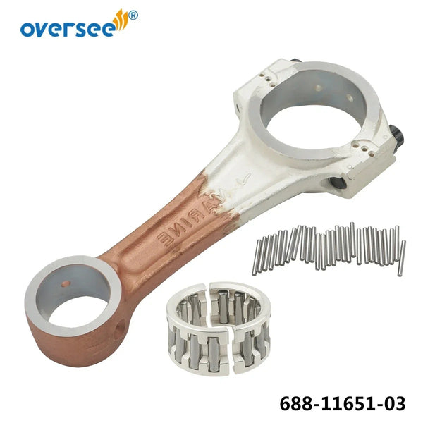 688-11650-03 688-11650-00 Kit de biela con 93310-730v8 93603-21111 compatible con Motor de barco fueraborda Yamaha 48hp 85hp 75hp