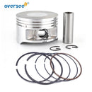 6BX-E1631 STD Piston Kit with Rings For Yamaha 4 Stroke 4HP 6HP Outboard Motor 6BX-E1631-00-96 6BX-E1603-00-00