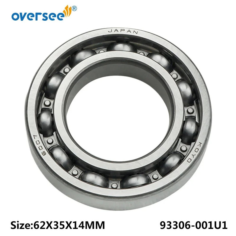 Oversee Marine 93306-001U1 Reemplazo de rodamientos para motor fueraborda Yamaha 25HP 30HP 40HP 50HP 60HP