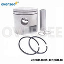 6L2-11631-00-97 Piston Set & Rings STD For Yamaha Outboard 25HP 6L2 6L3 Engine Boat Motor
