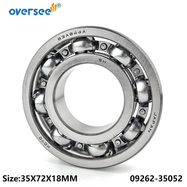 Ball Bearing 09262-35052 For SUZUKI Outboard 2 Stroke DT40-65HP Marine Crankshaft Parts 35x72x18