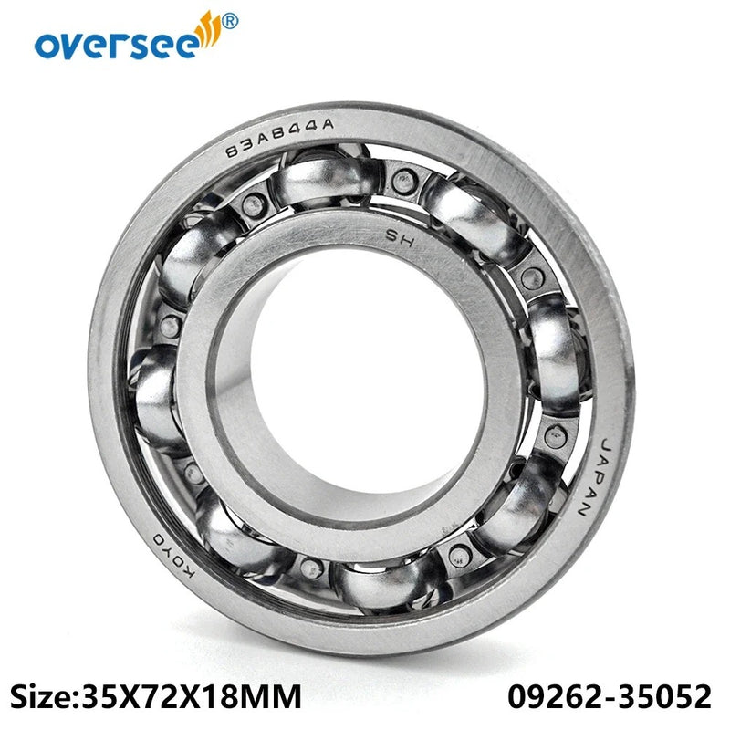 Ball Bearing 09262-35052 For SUZUKI Outboard 2 Stroke DT40-65HP Marine Crankshaft Parts 35x72x18