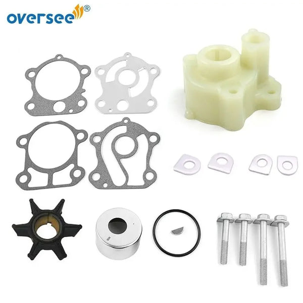 Kit de reparación de bomba de agua marina Oversee 688-W0078-00 692-W0078-A0 00 Reemplazo para motor fueraborda Yamaha 75hp 80hp 85hp 90hp Sierra 18-3371 de 2/4 tiempos
