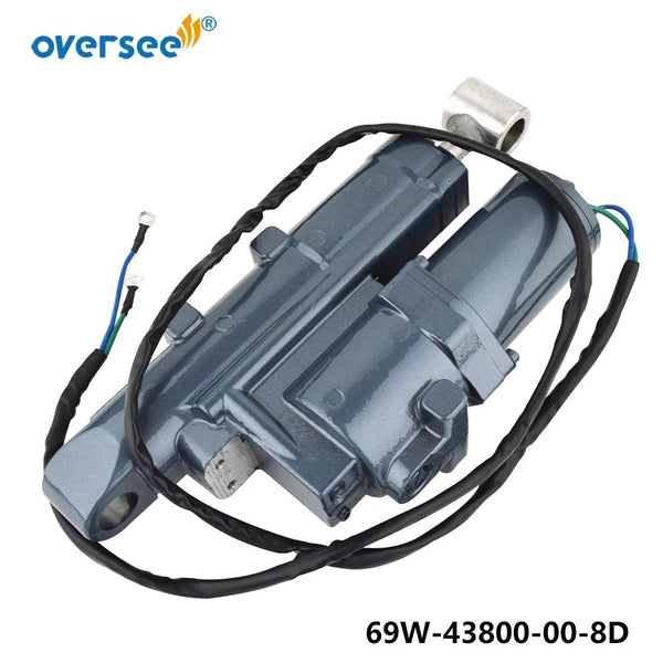 Conjunto de inclinación y ajuste eléctrico 6c5-43800-01-8d 69w-43800-00-4d para motor fueraborda de 4 tiempos Yamaha f50 f60 50hp 60hp