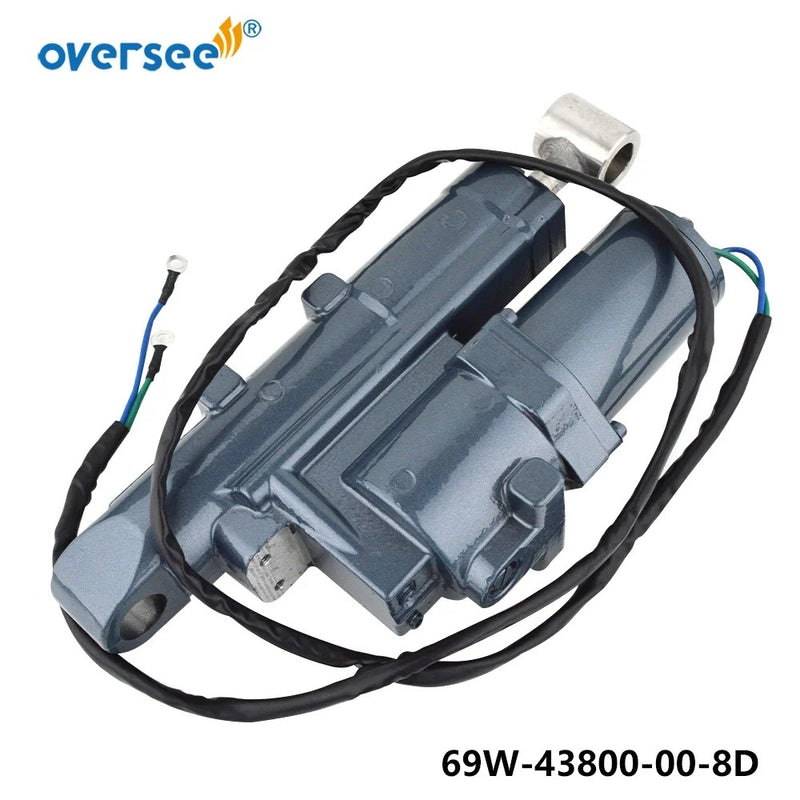 Conjunto de inclinación y ajuste eléctrico 6c5-43800-01-8d 69w-43800-00-4d para motor fueraborda de 4 tiempos Yamaha f50 f60 50hp 60hp