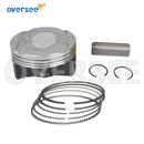 6P2-11631-10-93 Piston & Ring STD For Yamaha Outboard F LF200 250 HP 4-Stroke Engine