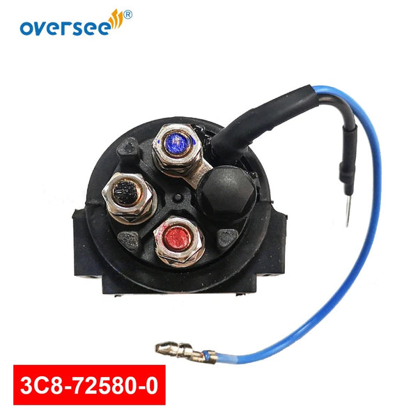 Supervisar el conjunto de relé de inclinación y ajuste eléctrico del solenoide de barco marino PTT 3C8-72580-0 para fueraborda Tohatsu Nissan Mercury Quicksilver de 2/4 tiempos