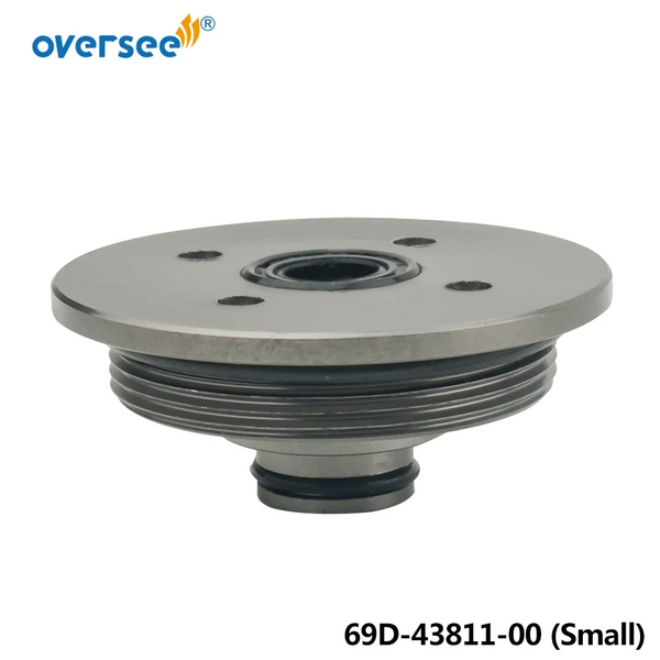 Conjunto de tapa de tornillo Topreal 69D-43821 para Motor fueraborda Yamaha conjunto de inclinación de ajuste Manual 4 agujeros 69D-43170-10-4D lado de mango pequeño