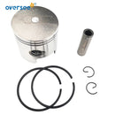 Piston Set & Rings for Tohatsu Nissan Mercury 25HP 30HP 2T Outboard Engine Boat Motor Parts 346-00001-1 346-00001