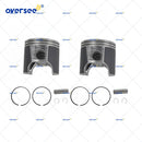290-887-570-F STD Piston + Ring Set For PWC Jet Ski SeaDoo 951 Outboard Engine Piston Kit 47-108