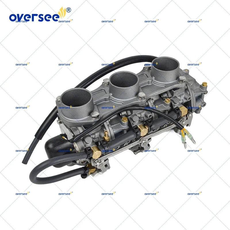 Kit de carburador Topreal 3329-883313A 40hp para Mercury 3 uds/1 Juego para Motor fueraborda Mercury 40HP de 4 tiempos