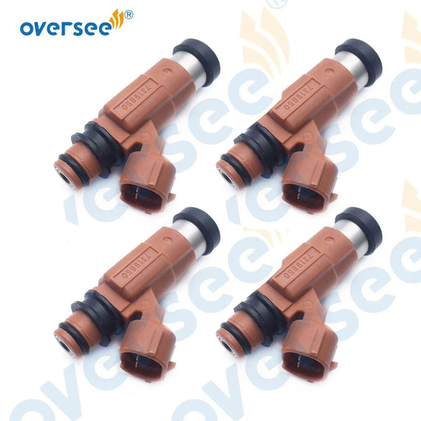 4pcs/set 15710-65D00 Fuel Injector For Suzuki Outboard Engine DF90 DF115 DF140 Motor High Quality