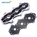6H3-11191-00-9M Cover Cylinder Head with Gasket 6H3-11193 For Yamaha 3 Cylinders 60HP Outboard Motor 6K5 6H3 Series 6K5-11191