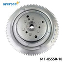 61T-85550-10 Electrical Rotor Flywheel Replaces For Yamaha Outboard Motor 25HP 30HP 61N 69P 61T 2T Parsun 61T-85550