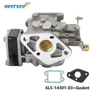 6L5-14301-03 Carburetor Assy For YAMAHA 3HP 2 Stroke Outboard Engine Boat Motor aftermarket parts 6L5