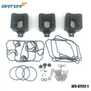 3PCS 3F3-87122-1 CARBURETOR REPAIR KIT FOR Tohatsu Outboard M 60B/70B C 2003–UP