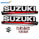 Top Cowling Sticker For Suzuki 4 Stroke 225HP Graphics/Sticker Kit Decals