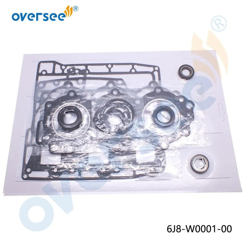 Supervisar Marina 6J8-W0001-00; Reemplazo del kit de juntas 6J8-W0001-03 para motor fueraborda Yamaha 3CYL 25HP 30HP