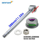 Topreal 0436390 varilla de montaje inclinable y ojo con tornillo para fueraborda Johnson Evinrude OMC 90HP-225HP 0390006 Cap 1991 y más