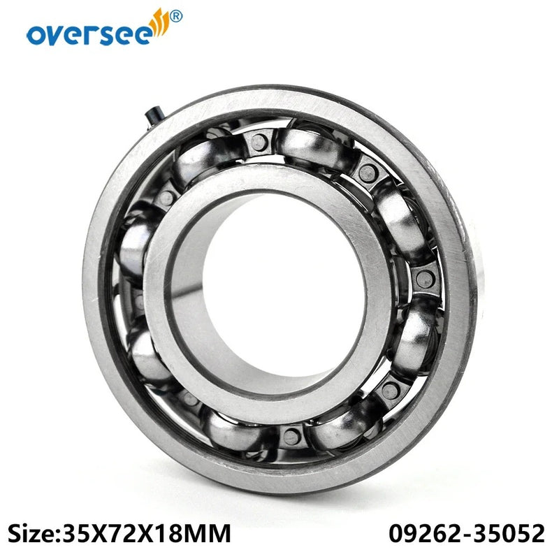 Ball Bearing 09262-35052 For SUZUKI Outboard 2 Stroke DT40-65HP Marine Crankshaft Parts 35x72x18