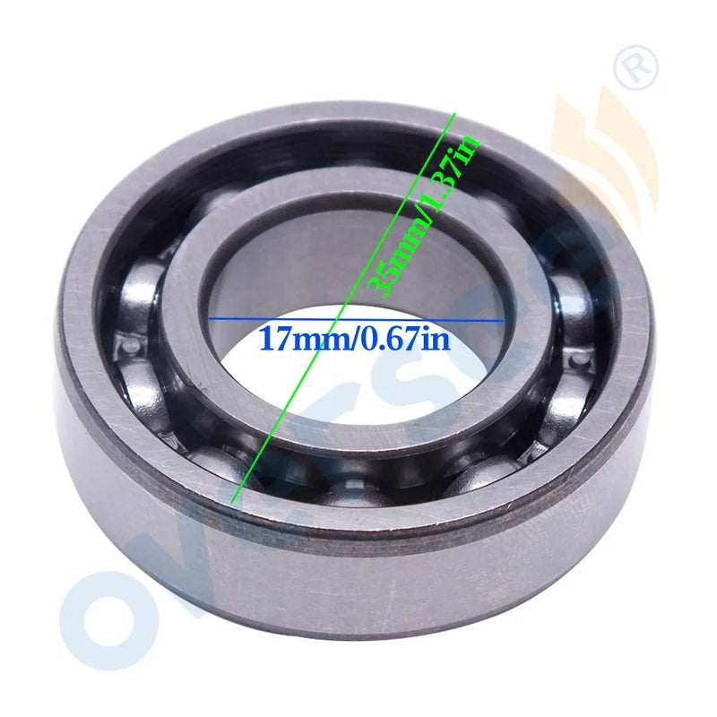 Supervisar Marina 93316-003Y0; Reemplazo de rodamiento de bolas 6003JP para motor fueraborda Yamaha 2HP 2.5HP de 2 tiempos