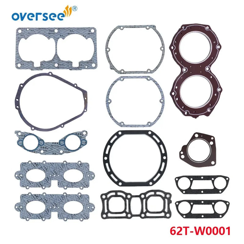 Connecting Rod & Piston Kit & Gasket Kit for Yamaha Waverunner XL VX700 Outboard Engine 62T-11651 + 62T-11631 + 62T-W0001