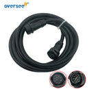 Supervisar Marina 688-8258A; 688-8258A-30 Cable de extensión de arnés de cables de 10 pines y 9,8 pies de repuesto para caja de controlador Yamaha 150HP 200HP 250HP motor fueraborda de 2 tiempos