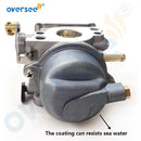 67D-14301-13 Carburetor With Gaskets 68D-E3646-A0 For YAMAHA 4HP 4 Stroke Outboard Motor 5HP 68D-14301-13 67D-14301