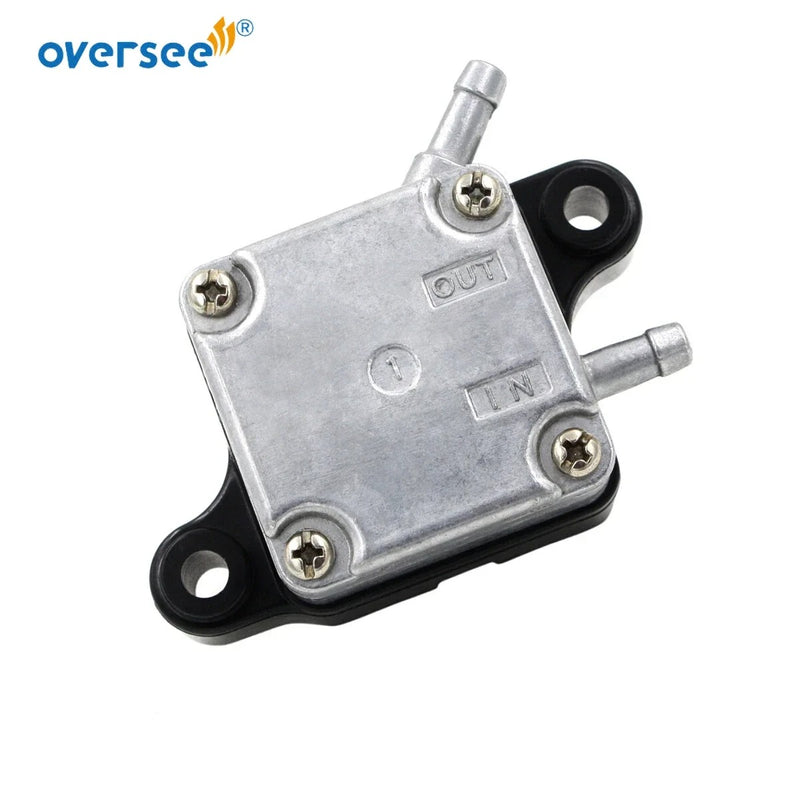 Oversee Marine 68T-24410-00 Reemplazo del conjunto de bomba de combustible para motor fueraborda Yamaha 6HP 8HP de 4 tiempos